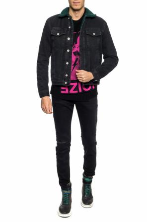 Sweater with colorful applications, zdjęcie 2 Sweater with colorful applications od Diesel